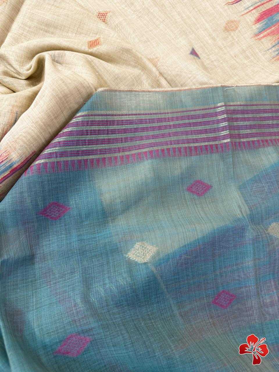 YNF COTTON KESH171 MUGA COTTON 209 SAREES WHOLESALE PRINTED COTTON SEQUENCE OFFICE WEAR SAREES MANUFACTURER - Deevit International