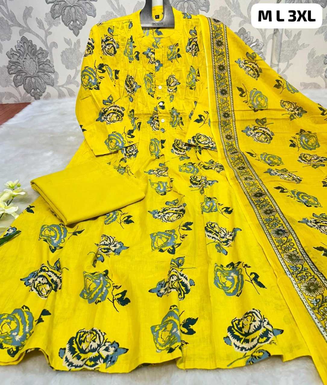 YNF COTTON KESH253 SNF04 SUITS & DRESSES WHOLESALE PRINTED DESIGNER LADIES COTTON SUITS MANUFACTURE - Deevit International