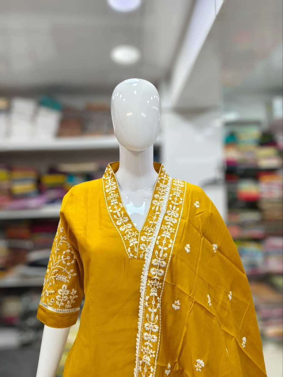 YNF COTTON KESH257 TAC05 SUITS & DRESSES WHOLESALE DESIGNER WEDDING LADIES LONG COTTON SUITS MANUFACTURE - Deevit International