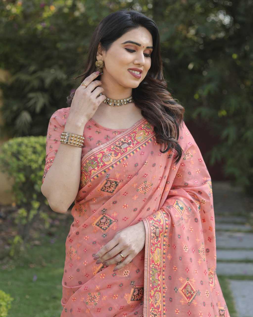 YNF COTTON RIN144 DULARI SAREES WHOLESALE TRADITIONAL PRINTED LADIES COTTON SAREES MANUFACTURER - Deevit International