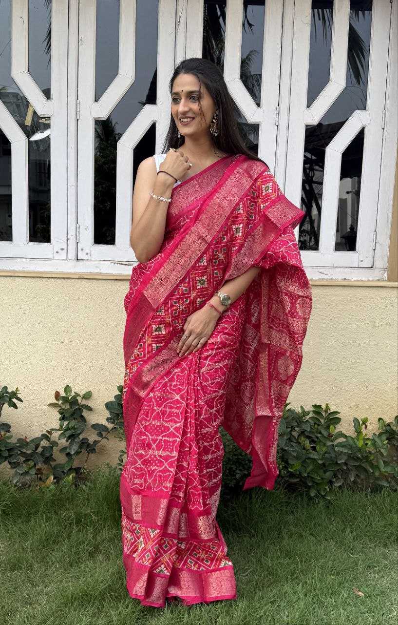 YNF COTTON SILK KESH117 RWC29 SAREES WHOLESALE COTTON RED SILK ZARI BORDER SAREES MANUFACTURER - Deevit International