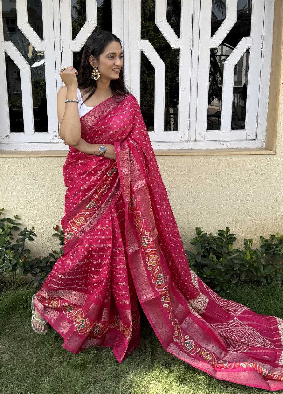 YNF COTTON SILK KESH117 RWC55 SAREES WHOLESALE SILK ZARI BORDER RED COTTON SAREES MANUFACTURER - Deevit International