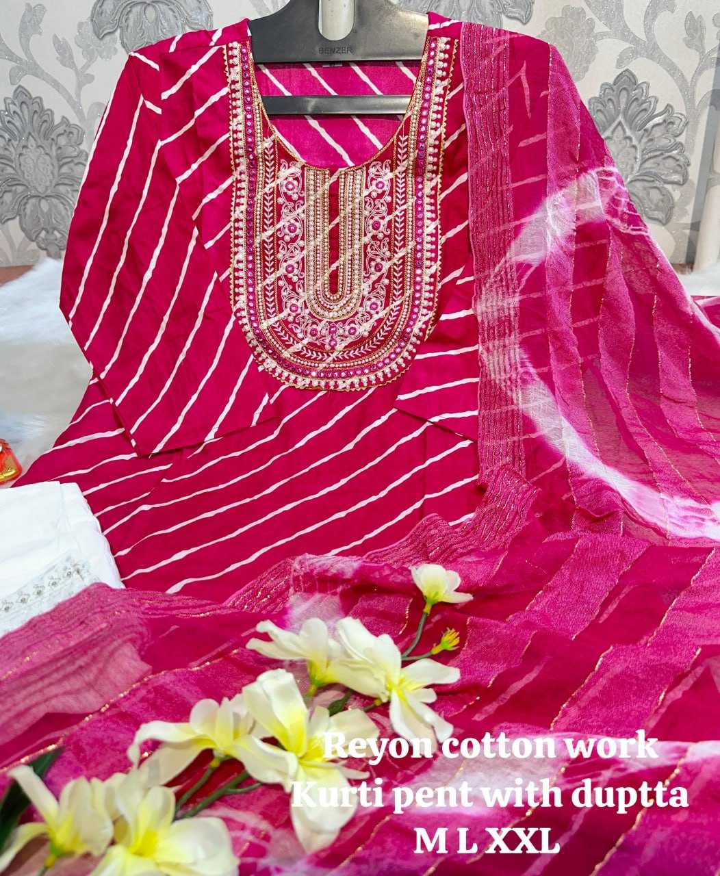 YNF COTTON SILK KESH256 RNF04 SUITS & DRESSES WHOLESALE LADIES EMBROIDERY LONG KURTI SUITS MANUFACTURE - Deevit International