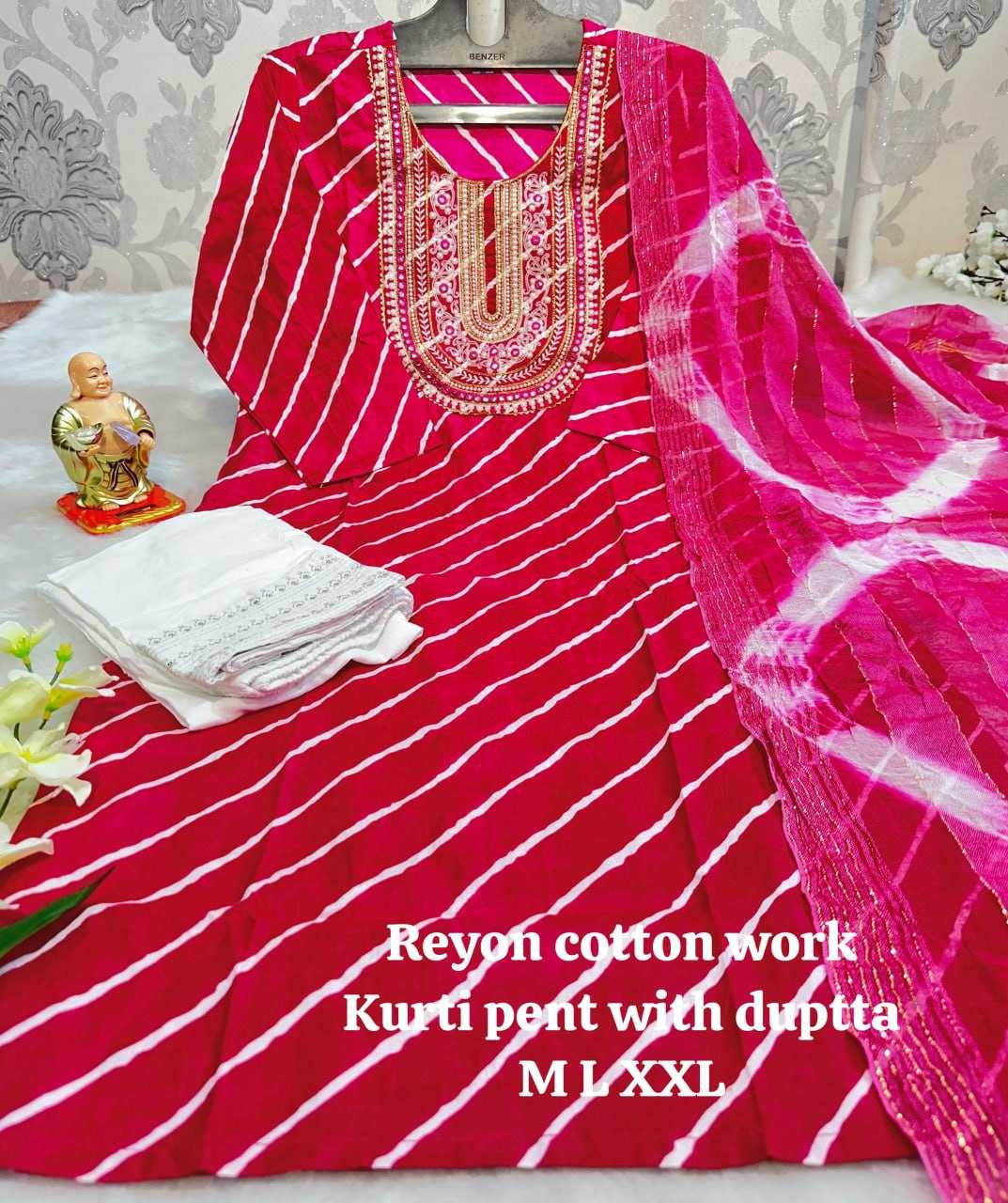 YNF COTTON SILK KESH256 RNF04 SUITS & DRESSES WHOLESALE LADIES EMBROIDERY LONG KURTI SUITS MANUFACTURE - Deevit International