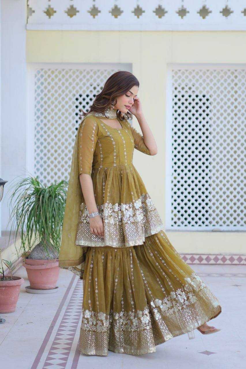 YNF GALAXY SIMMER SUITS & DRESSES SHARARA SALWAR EMBROIDERY LADIES WEDDING SUITS MANUFACTUR - Deevit International