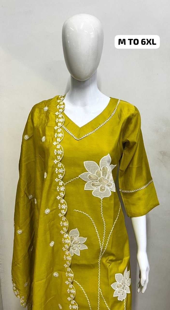 YNF HEAVY ROMAN SILKKESH258 VDA13 SUITS & DRESSES WHOLESALE EMBROIDEREY WEDDING LADIES SILK SUITS MANUFACTURE - Deevit International