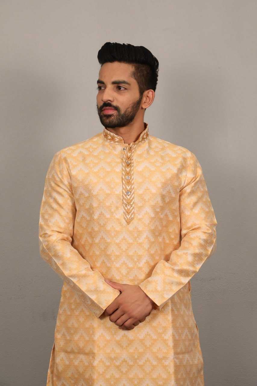 YNF JEQUARD SILK RIN111 MORPANKH MENS WEAR WHOLESALE COTTON  MEN KURTA PAJAMA EMANUFACTURER - Deevit International