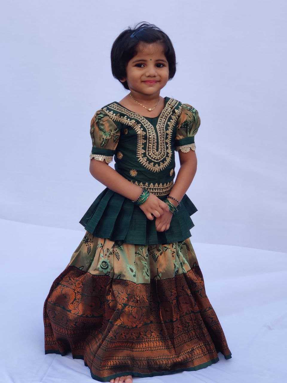 YNF KANIVARM SILK RIN161 RPVR23 KIDS WEAR WHOLESALE KIDS LEHENGA KIDS TRADITIONAL OUTFITS KIDS LEHENGA CHOLI KIDS FESTIVE WEAR KIDS WEDDING OUTFITS MANUFACTURER - Deevit International