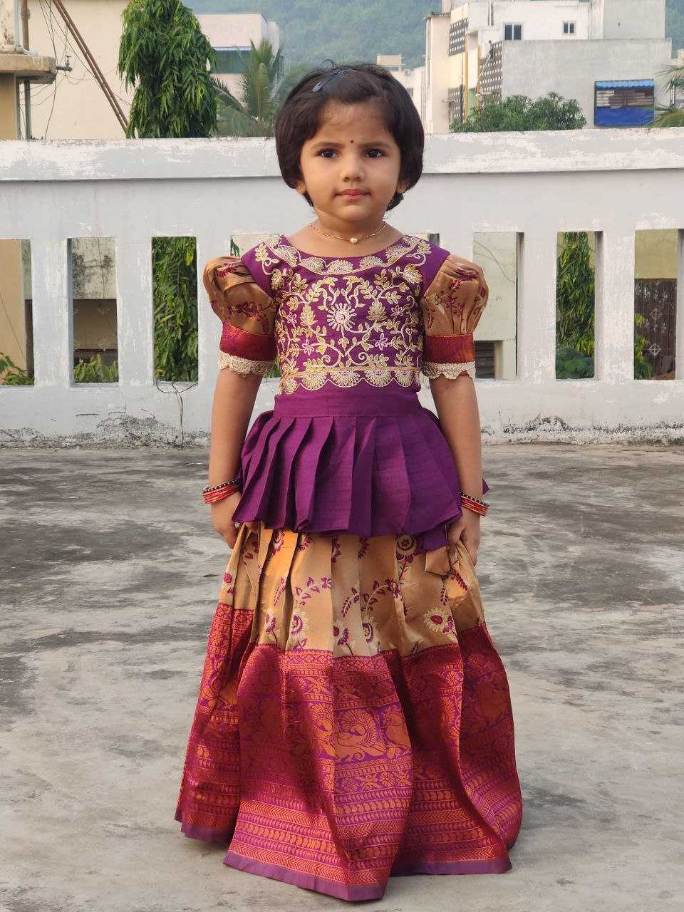 YNF KANIVARM SILK RIN161 RPVR23 KIDS WEAR WHOLESALE KIDS LEHENGA KIDS TRADITIONAL OUTFITS KIDS LEHENGA CHOLI KIDS FESTIVE WEAR KIDS WEDDING OUTFITS MANUFACTURER - Deevit International