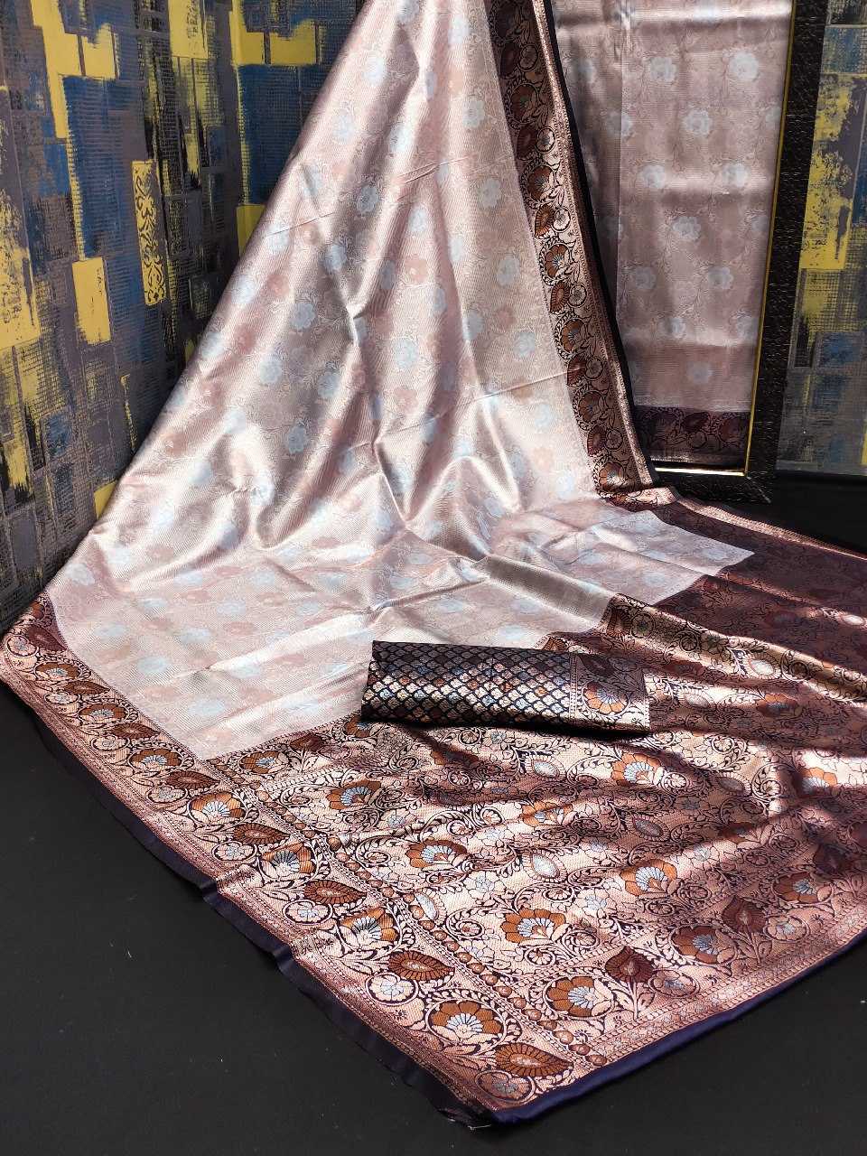 YNF KANJEEVARAM SILK SAREES RIN144  GULABO WHOLESALE KANJEEVARAM SILK FESTIVEL SAREES FOR WEDDING MANUFACTURER - Deevit International