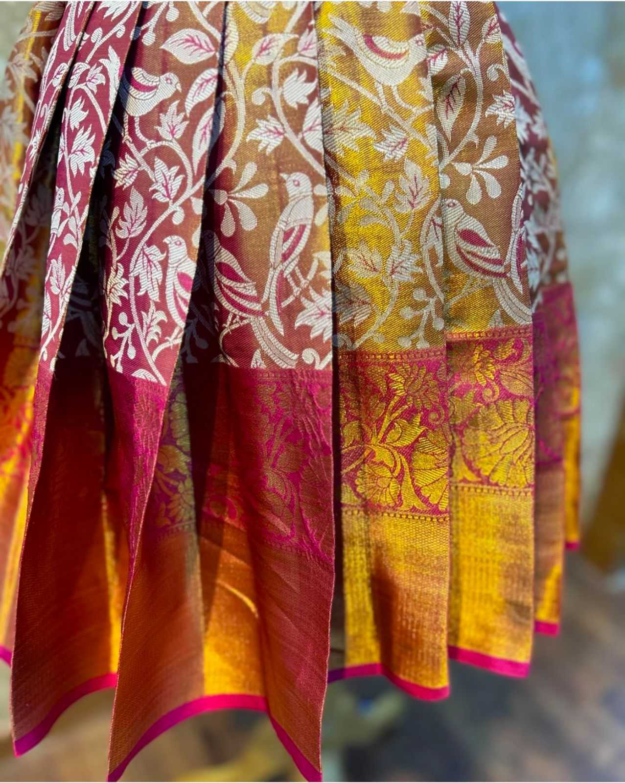 YNF KANJIVARAM SILK RIN192 8062 KIDS WEAR WHOLESALE KIDS GOWNS KIDS TRADITIONAL OUTFITS KIDS ETHNIC GOWNS KIDS FESTIVE WEAR MANUFACTURER - Deevit International