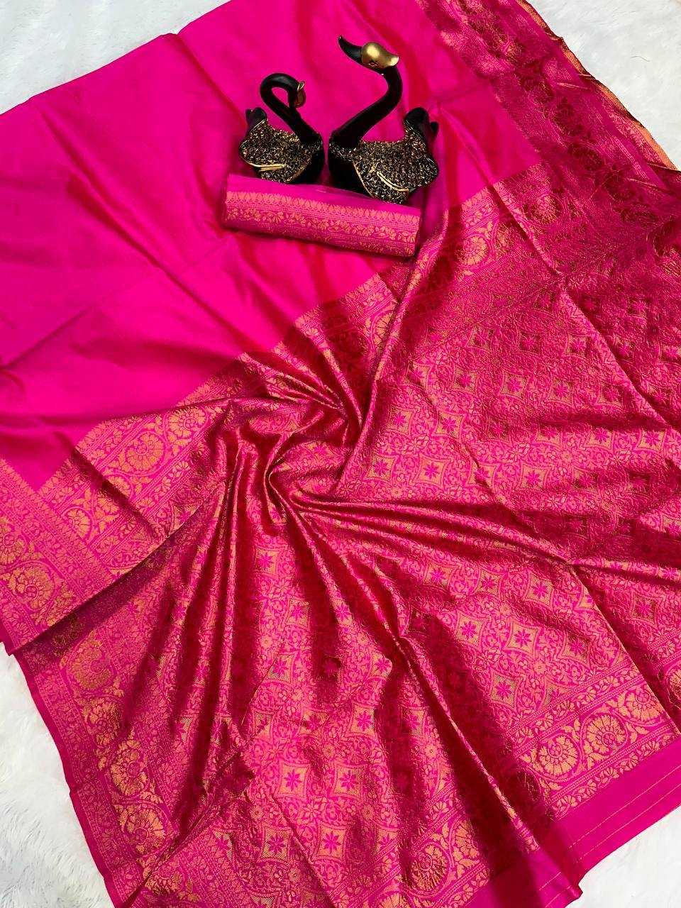 YNF LICHI SILK RIN179 698 SILK SAREES WHOLESALE BANARASI SILK PRINTED SILK COTTON SILK SAREES MANUFACTURER - Deevit International