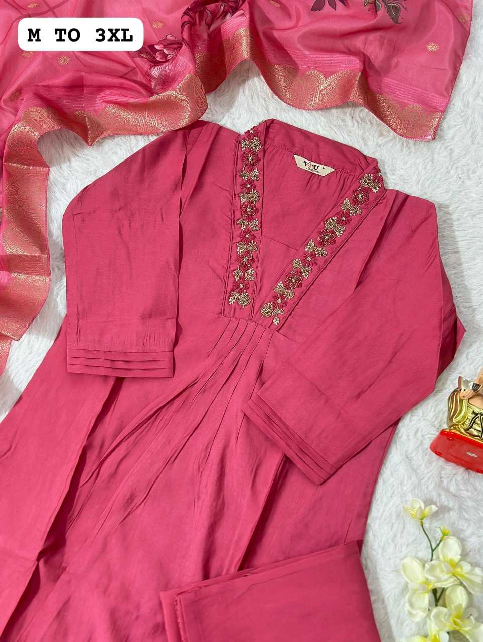 YNF MUSLIN KESH256 RNF01 SUITS & DRESSES WHOLESALE PRINTED LONG KURTI MUSLIN SUITS MANUFACTURER - Deevit International