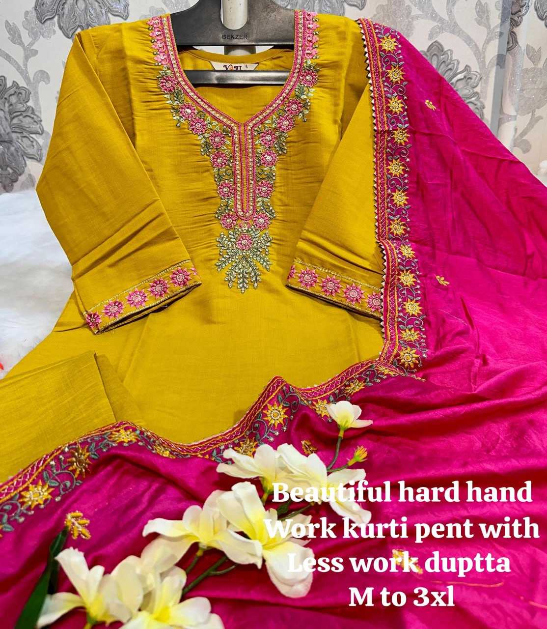 YNF MUSLIN KESH256 RNF09 SUITS & DRESSES WHOLESALE KURTI WITH DUPATTA AND PANTS FOR WEDDING LADIES SILK SUITS MANUFACTURE - Deevit International