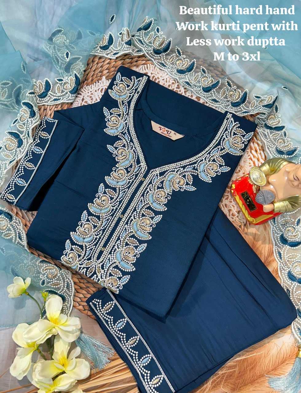 YNF MUSLIN KESH256 RNF09 SUITS & DRESSES WHOLESALE KURTI WITH DUPATTA AND PANTS FOR WEDDING LADIES SILK SUITS MANUFACTURE - Deevit International