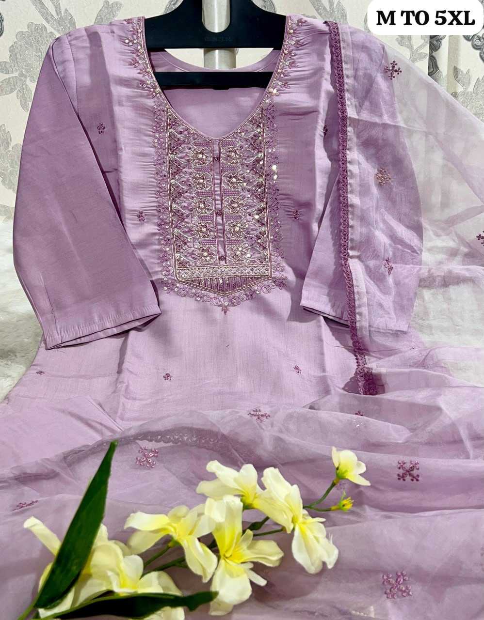 YNF ORGANZA KESH256 RNF19 SUITS & DRESSES WHOLESALE LINE WEDDING LADIES SUITS MANUFACTURE - Deevit International