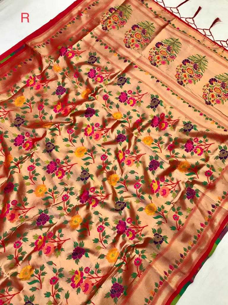 YNF PURE SILK KESH170 GAYATRI SILK SAREES WHOLESALE PAITHANI PURE SILK KANCHIPURAM SAREES MANUFACTURER - Deevit International