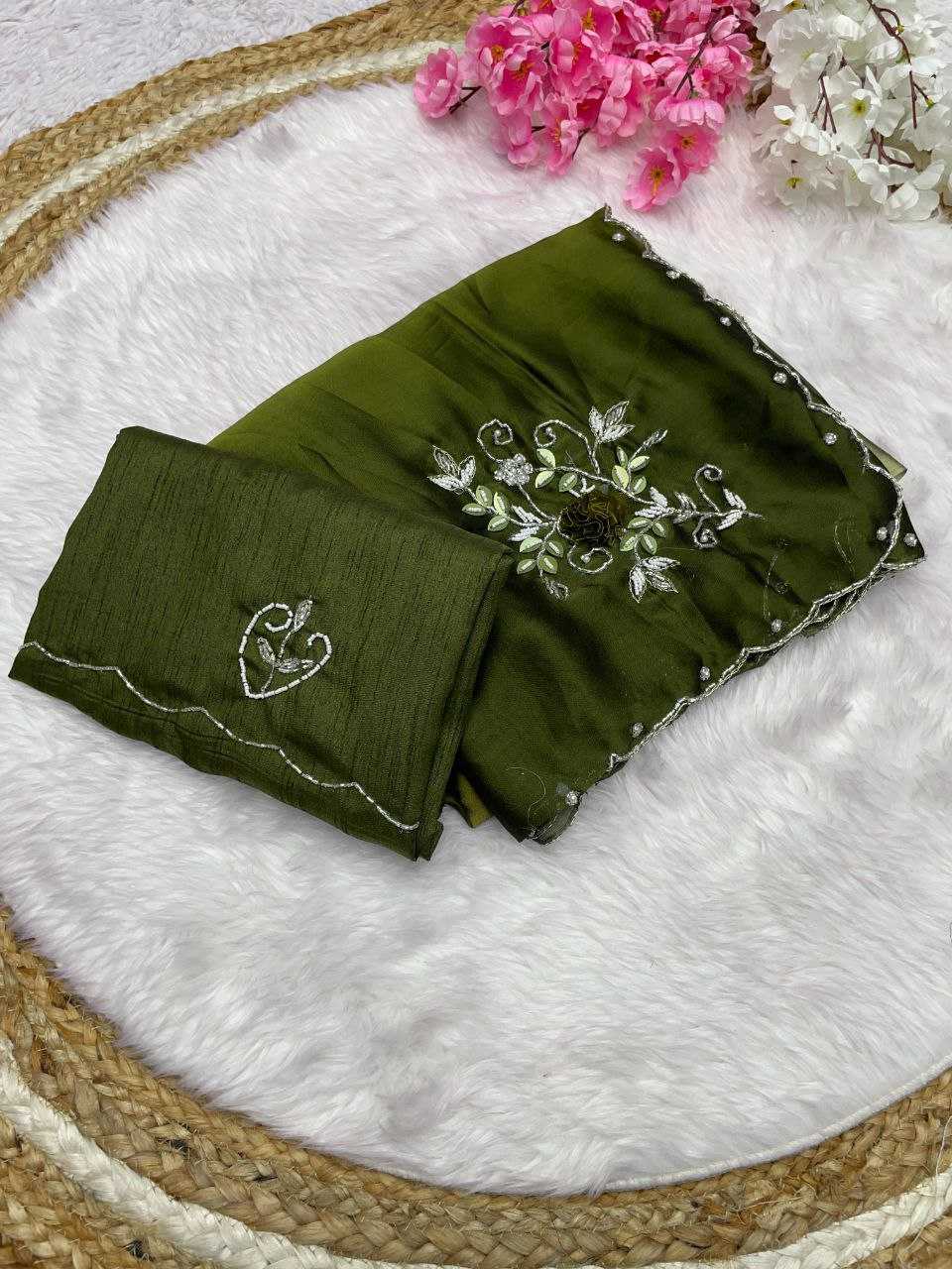 YNF RANGOLI SILK RIN121 442 SAREES WHOLESALE HAND WORK BUTTA SILK SAREES MANUFACTURER - Deevit International