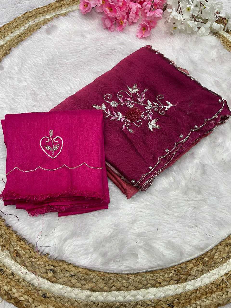 YNF RANGOLI SILK RIN121 442 SAREES WHOLESALE HAND WORK BUTTA SILK SAREES MANUFACTURER - Deevit International