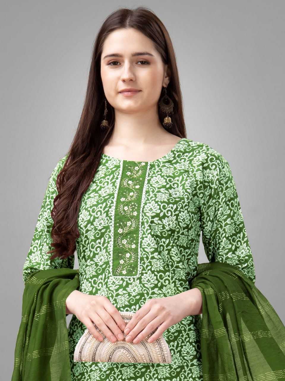 YNF RAYON KESH252 PIC01 SUITS & DRESSES WHOLESALE PRINTED LONG KURTI COTTON SUITS MANUFACTURER - Deevit International