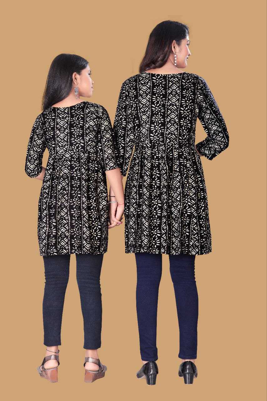 YNF RAYON RIN191 CHAND SITARE WHOLESALE MOTHER & DAUGHTER COMBO MANUFACTURER - Deevit International