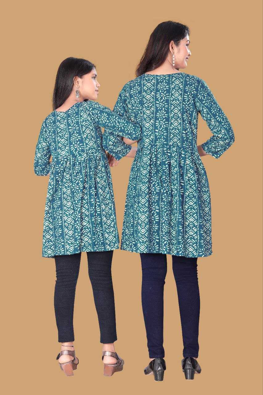 YNF RAYON RIN191 CHAND SITARE WHOLESALE MOTHER & DAUGHTER COMBO MANUFACTURER - Deevit International