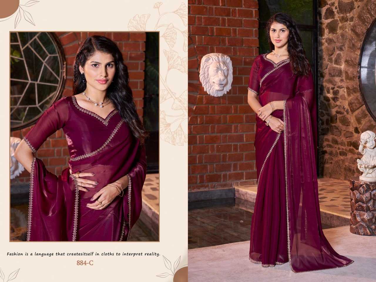 YNF SATIN SILK KESH113 848 SERIES WHOLESALE PARTY WEAR TRADITIONAL FESTIVEL SILK SAREES MANUFACTURER - Deevit International