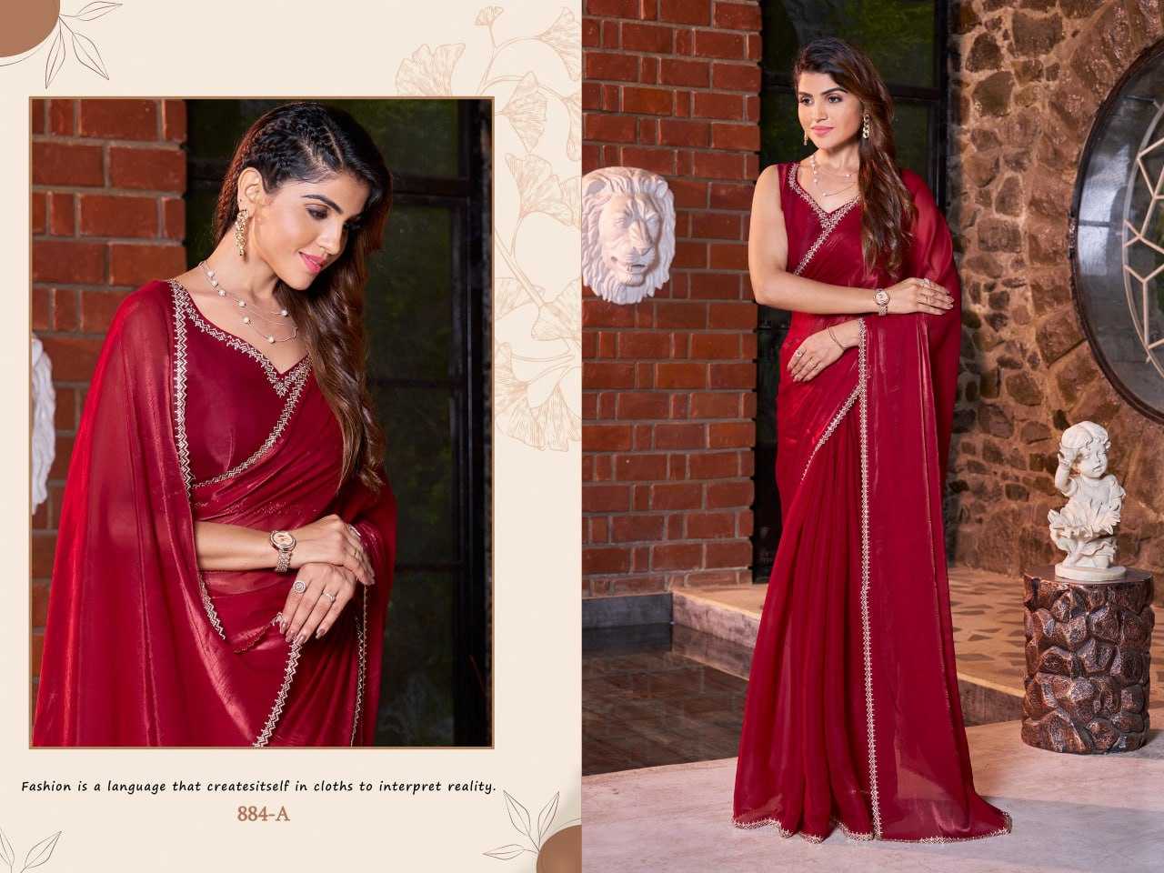 YNF SATIN SILK KESH113 848 SERIES WHOLESALE PARTY WEAR TRADITIONAL FESTIVEL SILK SAREES MANUFACTURER - Deevit International