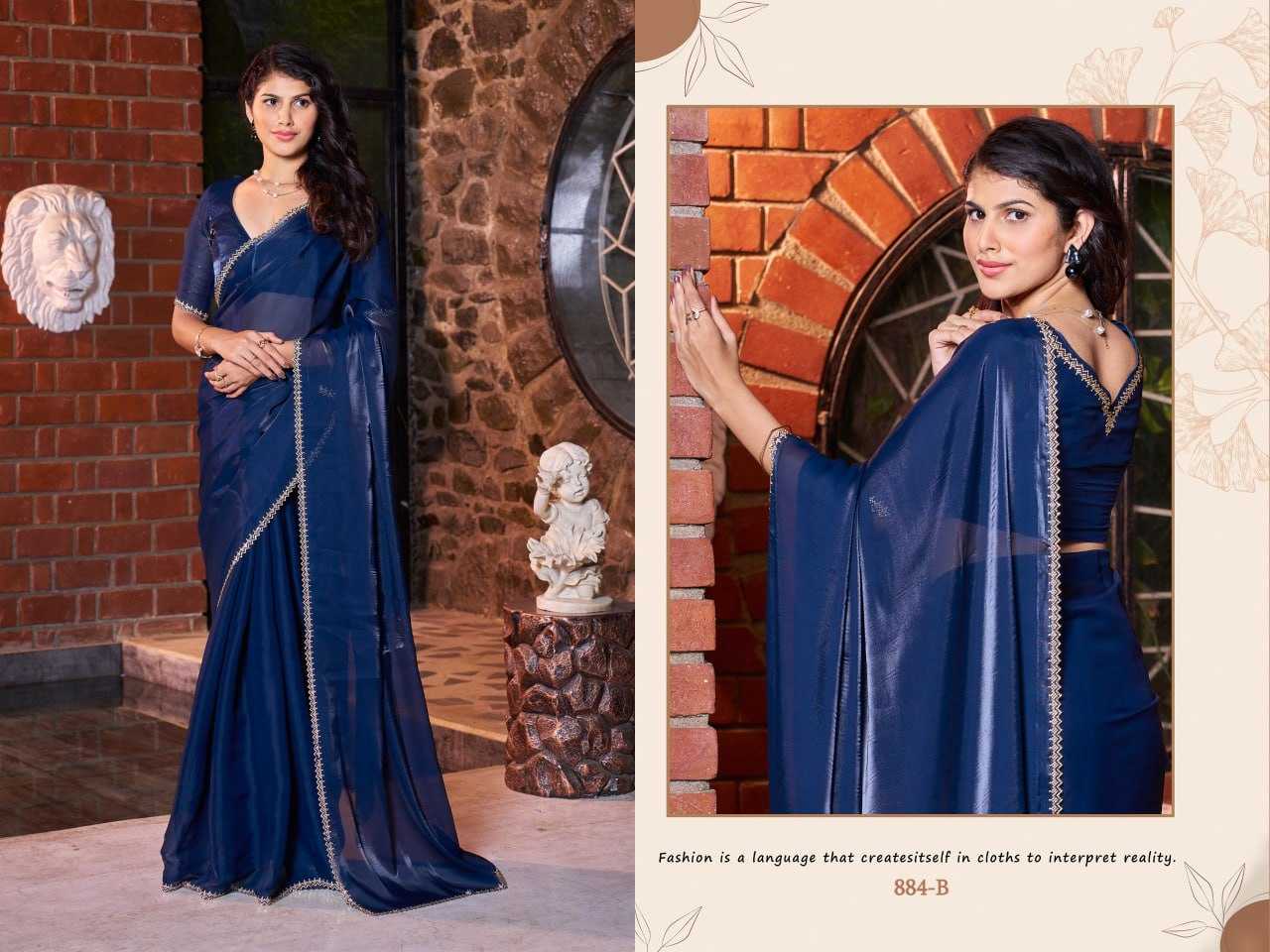 YNF SATIN SILK KESH113 848 SERIES WHOLESALE PARTY WEAR TRADITIONAL FESTIVEL SILK SAREES MANUFACTURER - Deevit International