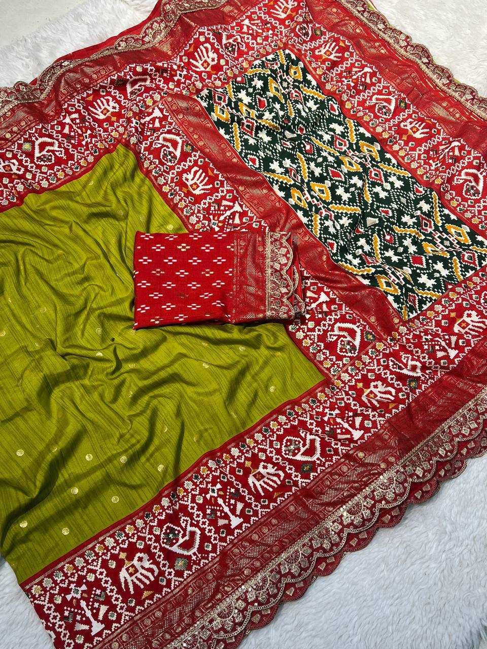 YNF SILK KESH169 1302 SAREES WHOLESALE EMBRODERY CUTWORK IKKAT SILK SAREES MANUFACTURER - Deevit International