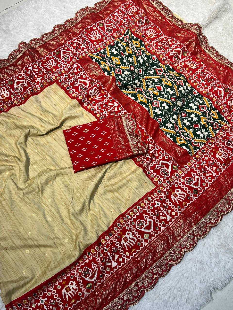 YNF SILK KESH169 1302 SAREES WHOLESALE EMBRODERY CUTWORK IKKAT SILK SAREES MANUFACTURER - Deevit International