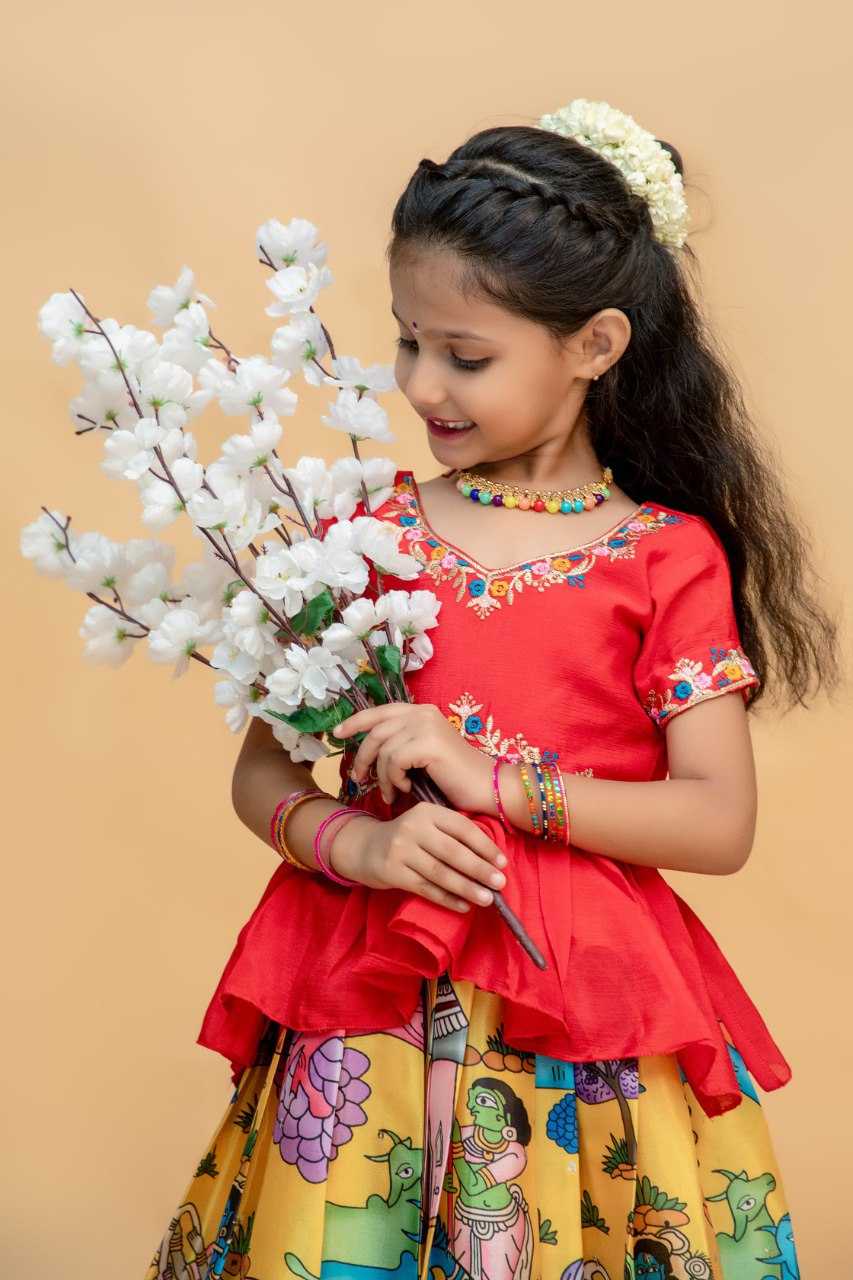 YNF SOFT CHINON KESH109 RRKT91 KIDS WEAR WHOLESALE KIDS GOWNS MANUFACTURER - Deevit International