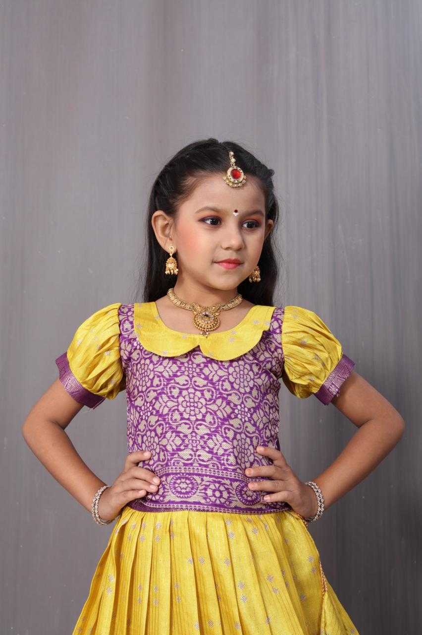 YNF SOFT DOLA RIN192 8058 KIDS WEAR WHOLESALE KIDS LEHENGA KIDS TRADITIONAL OUTFITS KIDS LEHENGA CHOLI KIDS FESTIVE WEAR KIDS WEDDING OUTFITS MANUFACTURER - Deevit International