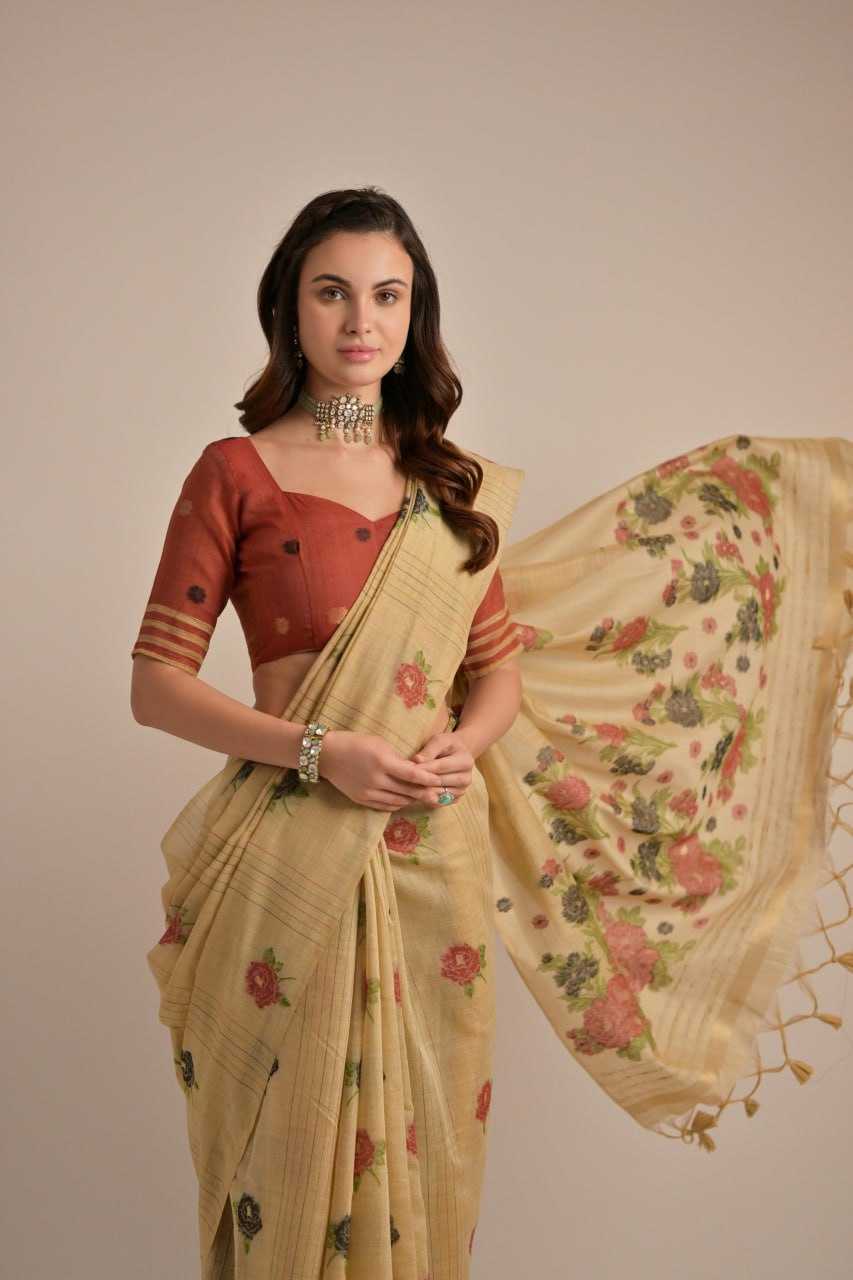 YNF SOFT MUGA SILK KESH171 MUGA COTTON 216 WHOLESALE TRADITIONAL PRINTED LADIES COTTON SAREES MANUFACTURER - Deevit International