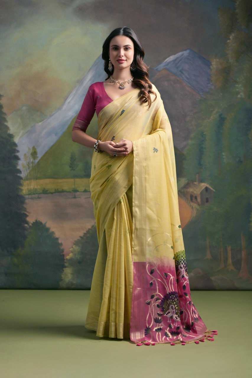 YNF SOFT MUGA SILK KESH171 MUGA COTTON 406 WHOLESALE TRADITIONAL PRINTED SAREES MANUFACTURER - Deevit International