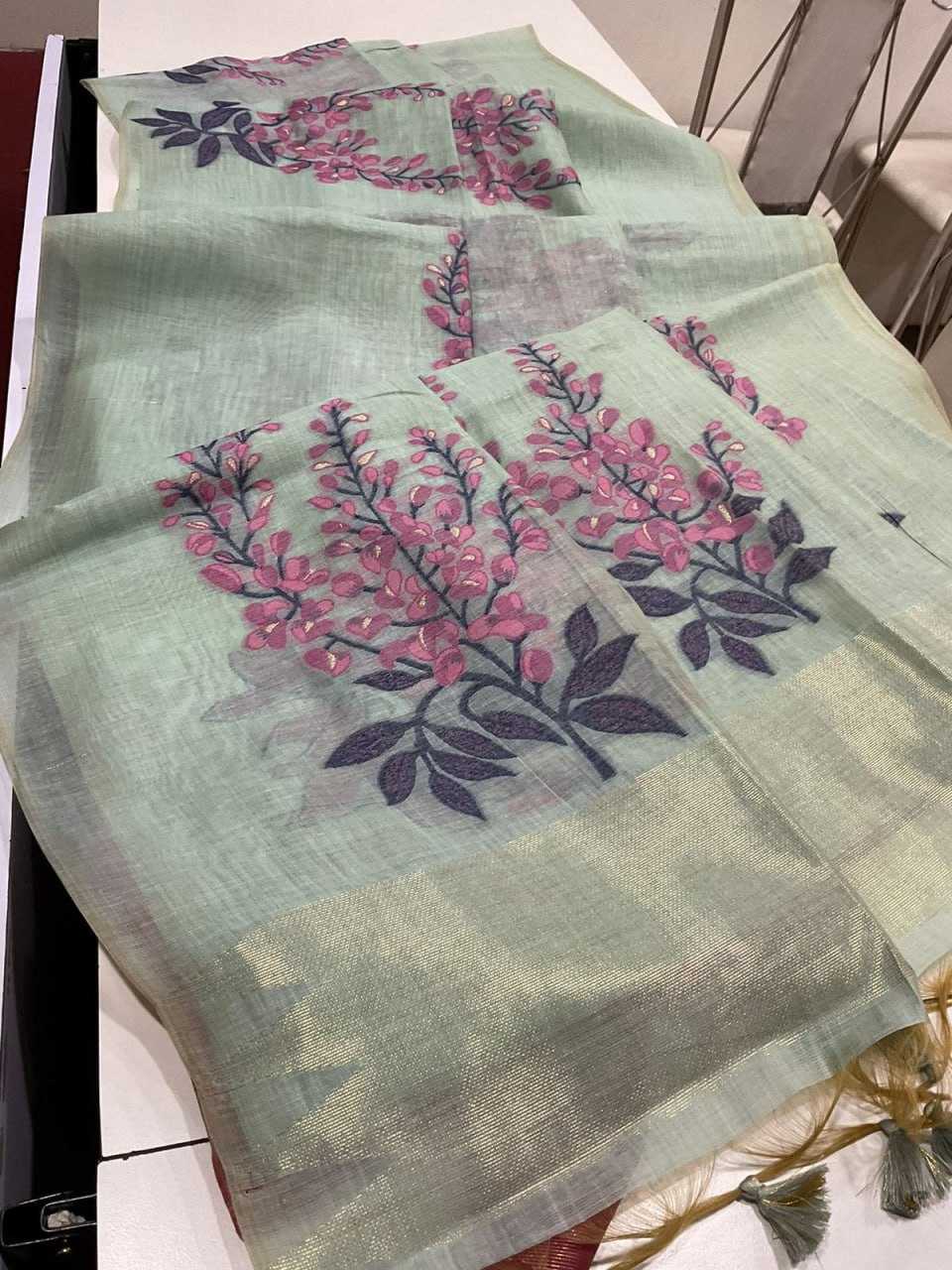 YNF SOFT MUGA SILK KESH171 MUGA COTTON TREE 3 WHOLESALE TRADITIONAL PRINTED SOFT COTTON SAREES MANUFACTURER - Deevit International