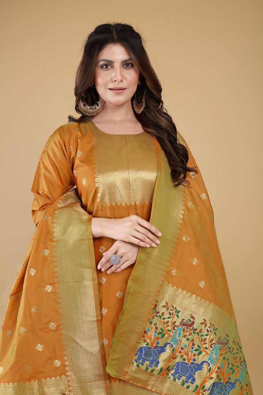 YNF SOFT SILK KESH234 DSF04 SUIT S DRESSES WHOLESALE UNSTITCHED SILK LADIES PRINTED SUITS MANUFACTURER - Deevit International