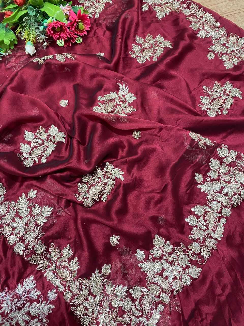 YNF SOFT SILK  RIN126 JHT21 SAREES WHOLESALE EMBROIRERED SILK DESIGNER FANCY SAREES MANUFACTURER - Deevit International