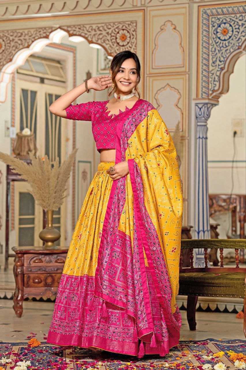 YNF TUSSAR SILK KESH187 Maya LEHENGAS WHOLESALE WEDDING SILK LEHENGAS WITH BLOUSE AND DUPATTA MANUFACTURER - Deevit International