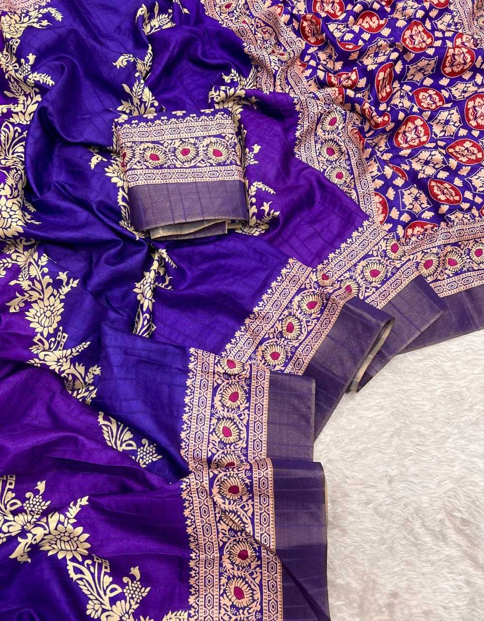 YNF TUSSAR SILK RIN198 RAA66 SILK SAREES WHOLESALE TUSSAR SILK PRINTED SILK FANCY SILK SAREES MANUFACTURER - Deevit International