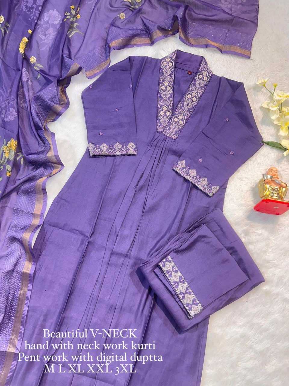 YNF VISCOSE KESH256 RNF17 SUITS & DRESSES WHOLESALE DESIGNER WEDDING LADIES LONG SILK SUITS MANUFACTURE - Deevit International