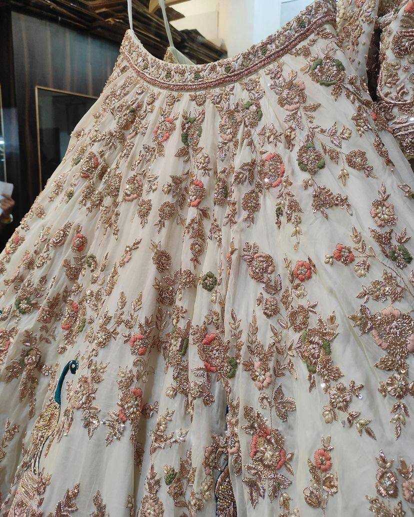 YNF FAUX GEORGETTE RIN108 1536 LEHENGAS WHOLESALE DESIGNER BRIDAL WEDDING LEHENGAS MANUFACTURER