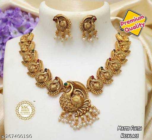 YNF BRASS KESH191 KAC052 WOMENS JEWELLERY WHOLESALE CHOKER NECKLACES MANUFACTURER