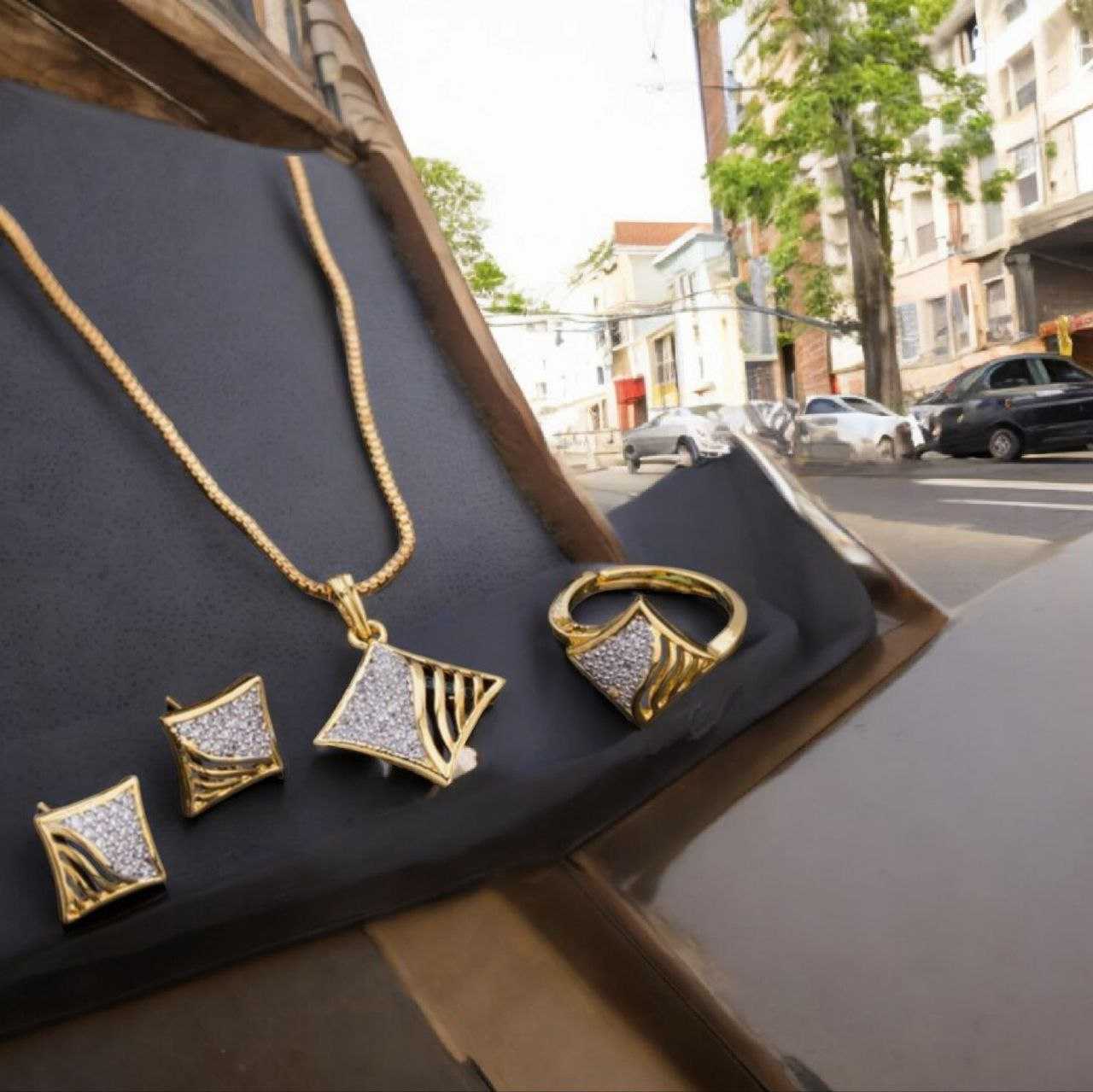 YNF BRASS KESH191 KAC169 WOMENS JEWELLERY WHOLESALE WOMEN CHAIN CHAIN PENDANT GOLD CHAINS PENDANT BUTI FASHION PENDANT SET MANUFACTURER