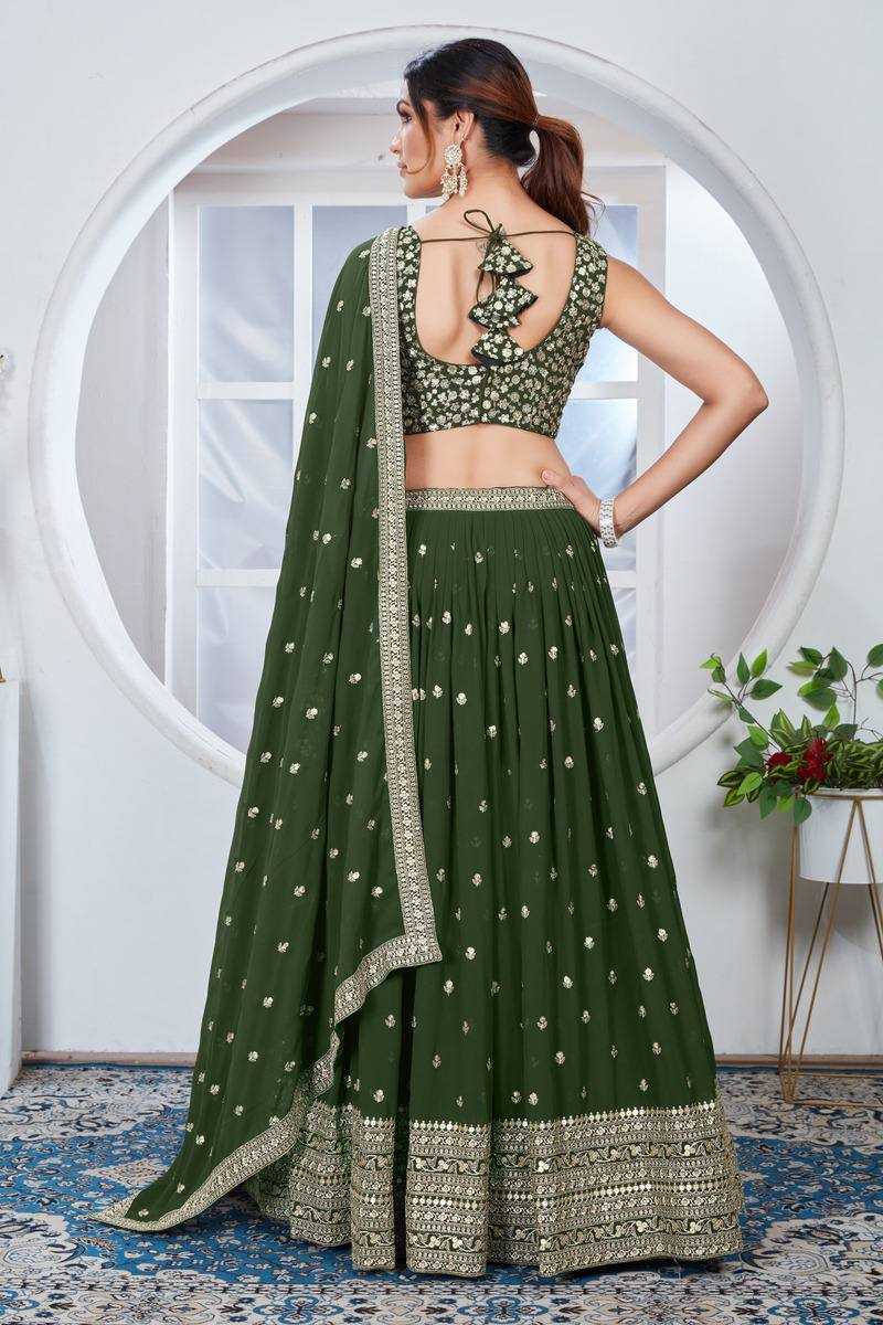 YNF FAUX GEORGETTE RIN131 2241 LEHENGAS WHOLESALE FANCY TRADITIONAL EMBROIDERED LEHENGAS MANUFACTURER 