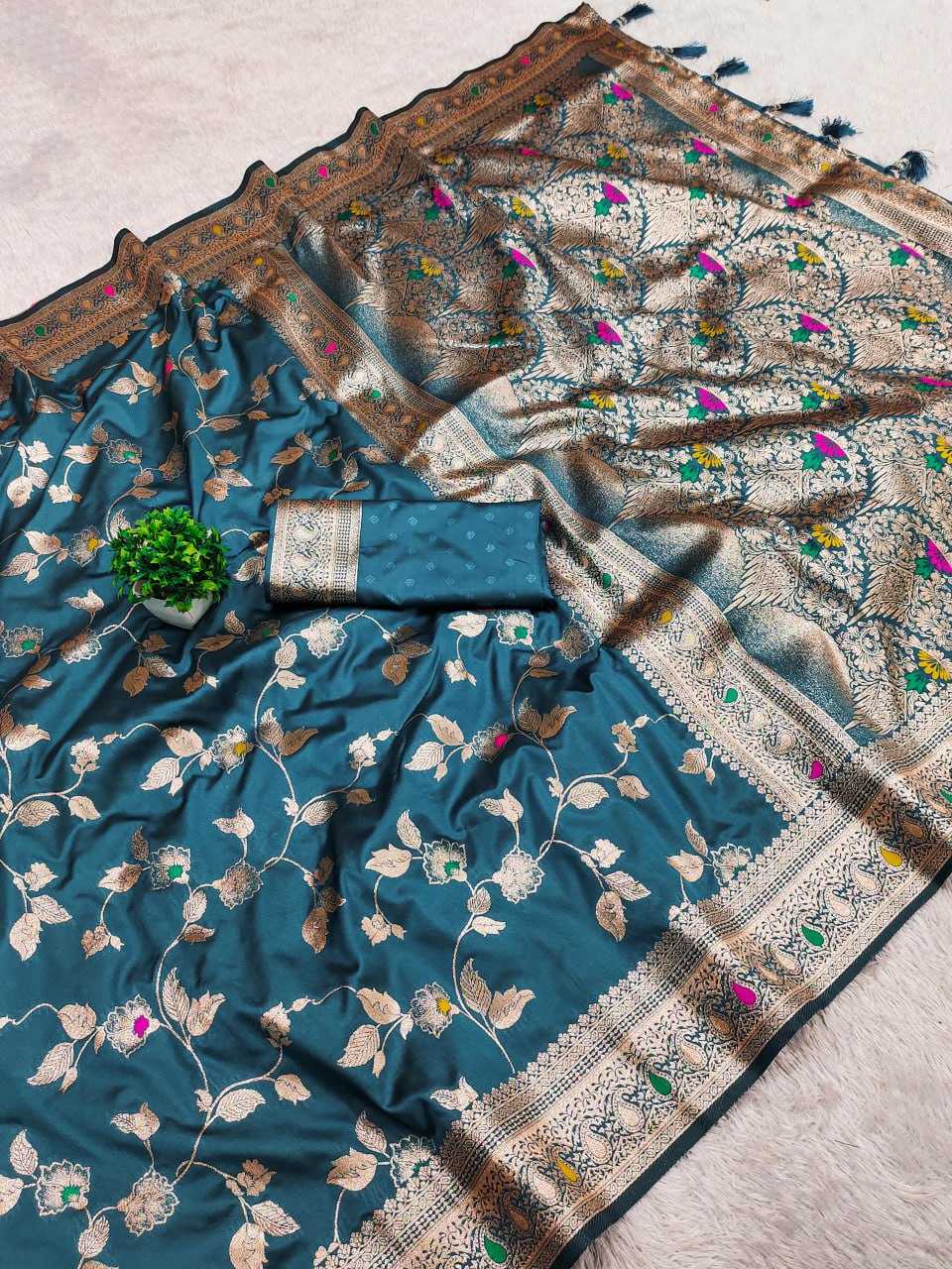 YNF BANARASI SOFT SILK RIN150 Banarasi-4 SILK SAREES WHOLESALE BANARASI SOFT SILK TRADITIONAL SOFT SILK SAREES MANUFACTURER