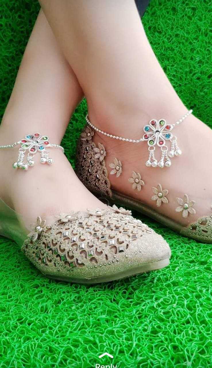 YNF BRASS KESH191 KAC269 WOMENS JEWELLERY WHOLESALE FANCY ANKLETS MANUFACTURER