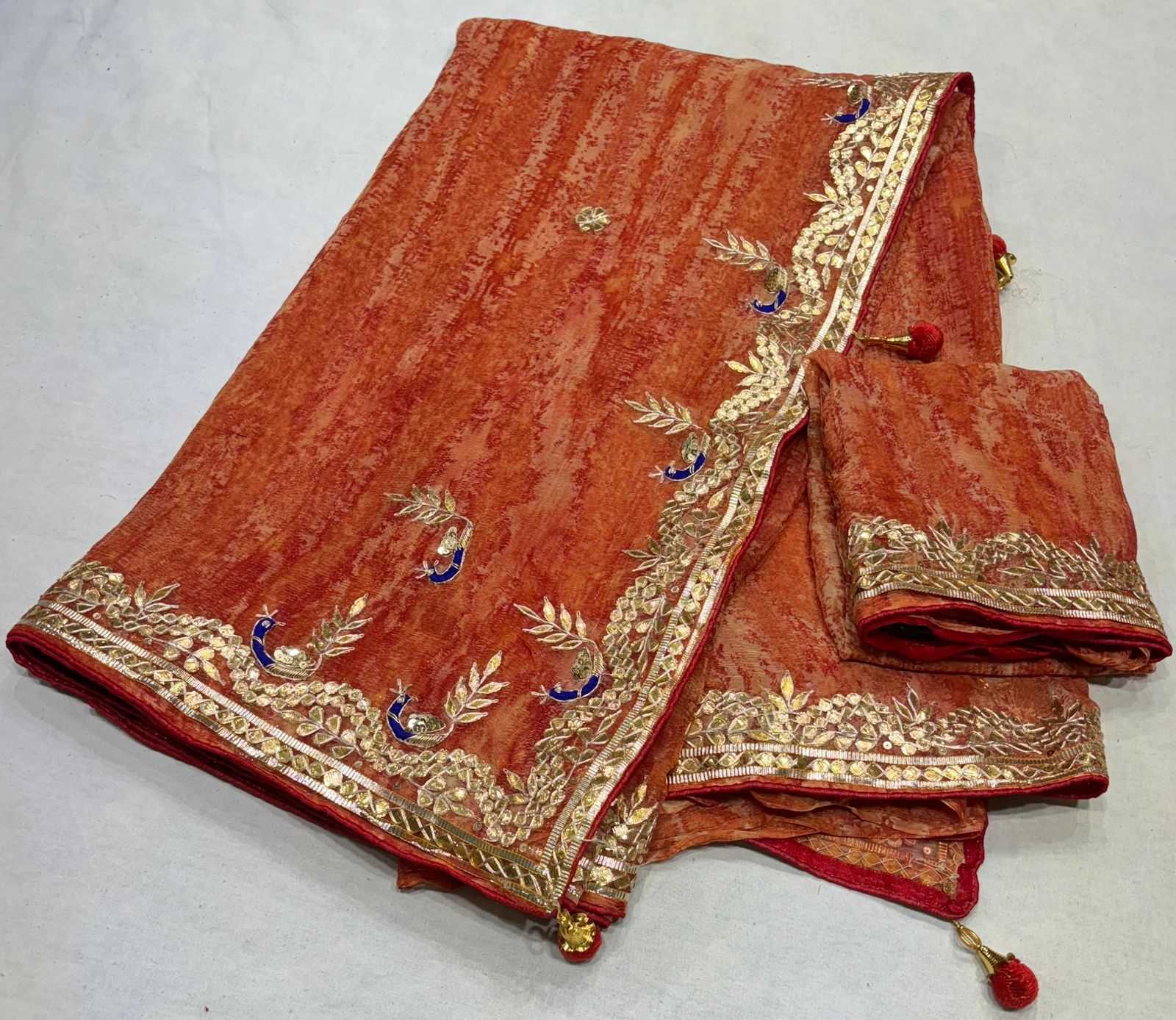 YNF CHIFFON RIN152 NSD59 SAREES WHOLESALE CHIFFON GOTA PATTI WORK LACE BRODER TRADITIONAL SAREES MANUFACTURER