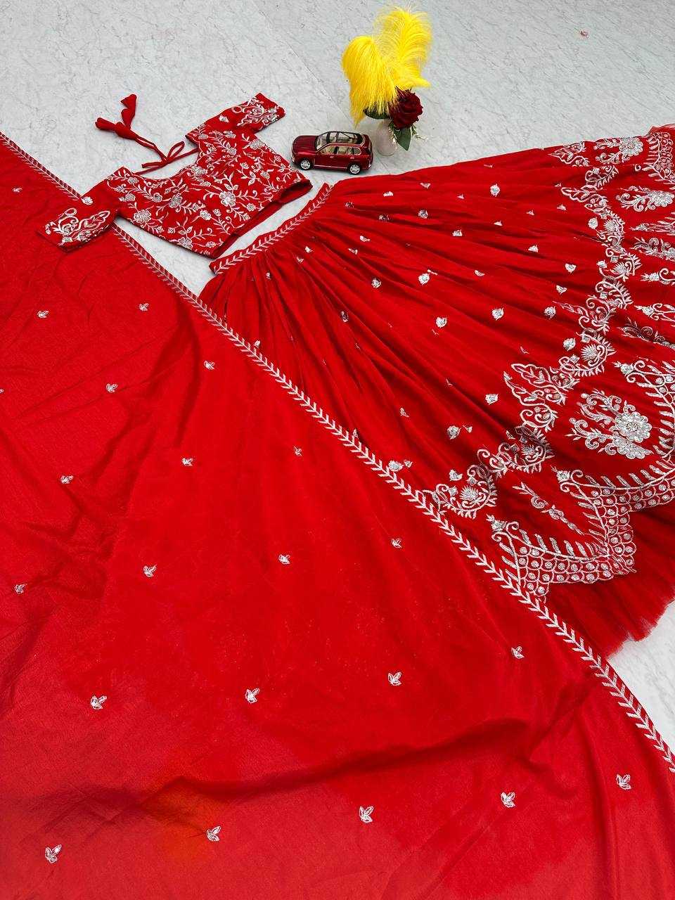 YNF CHINON KESH120 189 LEHENGAS WHOLESALE TRADITIONAL SILK EMBROIDERED LEHENGAS  MANUFACTURER