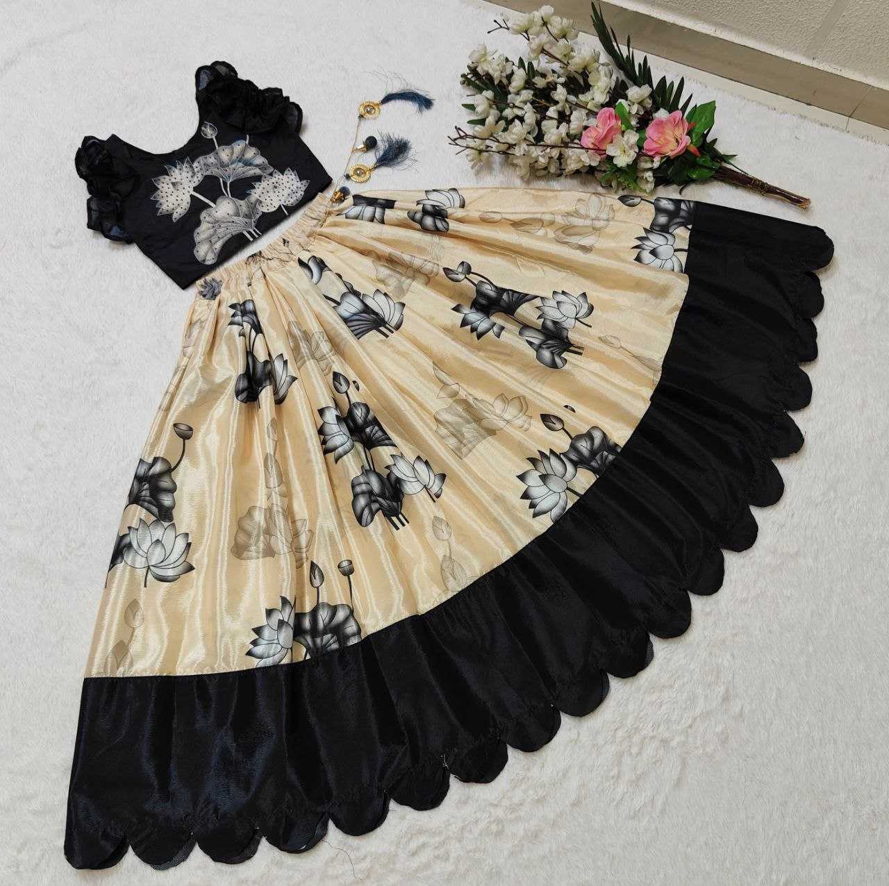 YNF CHINON SILK KESH168 MNT04 KIDS WEAR WHOLESALE KIDS LEHENGA KIDS ETHNIC WEAR KIDS TRADITIONAL OUTFITS KIDS LEHENGA CHOLI KIDS FESTIVE WEAR MANUFACTURER